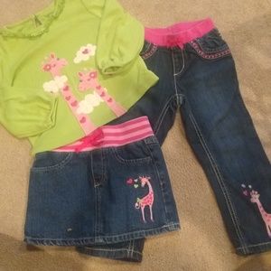 Gymboree Loveable giraffe 2-3t